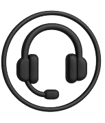 Headset support icon