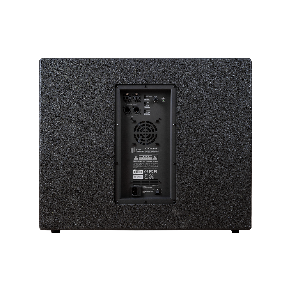 KYROS 18SA rear panel